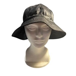 London Fog Vintage Adjustable Water Resistant Rain Bucket Hat Women's OS